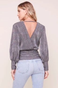 Shine On Me Rainbow Metallic Top -Dresses Sales Store ACT16522 RAINBOWMETALLIC 2