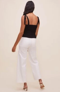 Duffy Sweetheart Neck Top -Dresses Sales Store ACT16591 BLACK 5