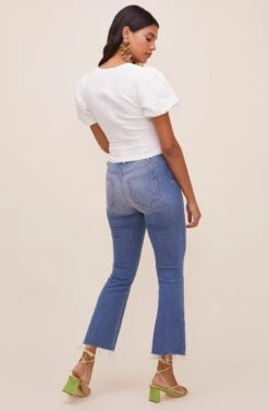 Tanya Square Neck Top -Dresses Sales Store ACT16613 WHITE 6