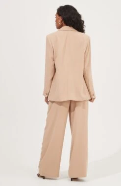 Boyfriend Oversized Blazer -Dresses Sales Store ACT16714B CAPPUCCINO 5