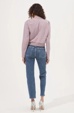 Alessi Cowl Neck Sweatshirt -Dresses Sales Store ACT16859 PALEPURPLE 4