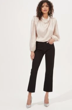 Meilani Satin Cowl Neck Top -Dresses Sales Store ACT16904 CHAMPAGNE 1