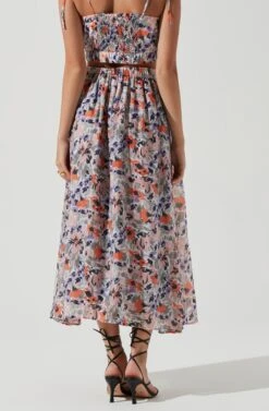 Terra Bella Floral Maxi Skirt -Dresses Sales Store ACT17024 PEACHORANGEMULTIFLORAL 0752