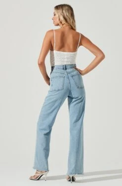 Millbrae Textured Polka Dot Bustier Bodysuit -Dresses Sales Store ACT17030 WHITE 3