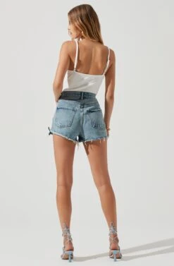 Jax Ribbed Knit Plunge Neck Bodysuit -Dresses Sales Store ACT17070 WHITE 1356