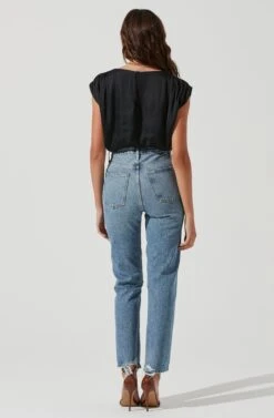 Riva Crop Top -Dresses Sales Store ACT17218 BLACK 1789