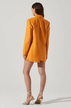 Laudine Blazer -Dresses Sales Store ACT17526L MUSTARD 6