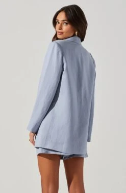 Laudine Blazer -Dresses Sales Store ACT17526L SLATEBLUE 4