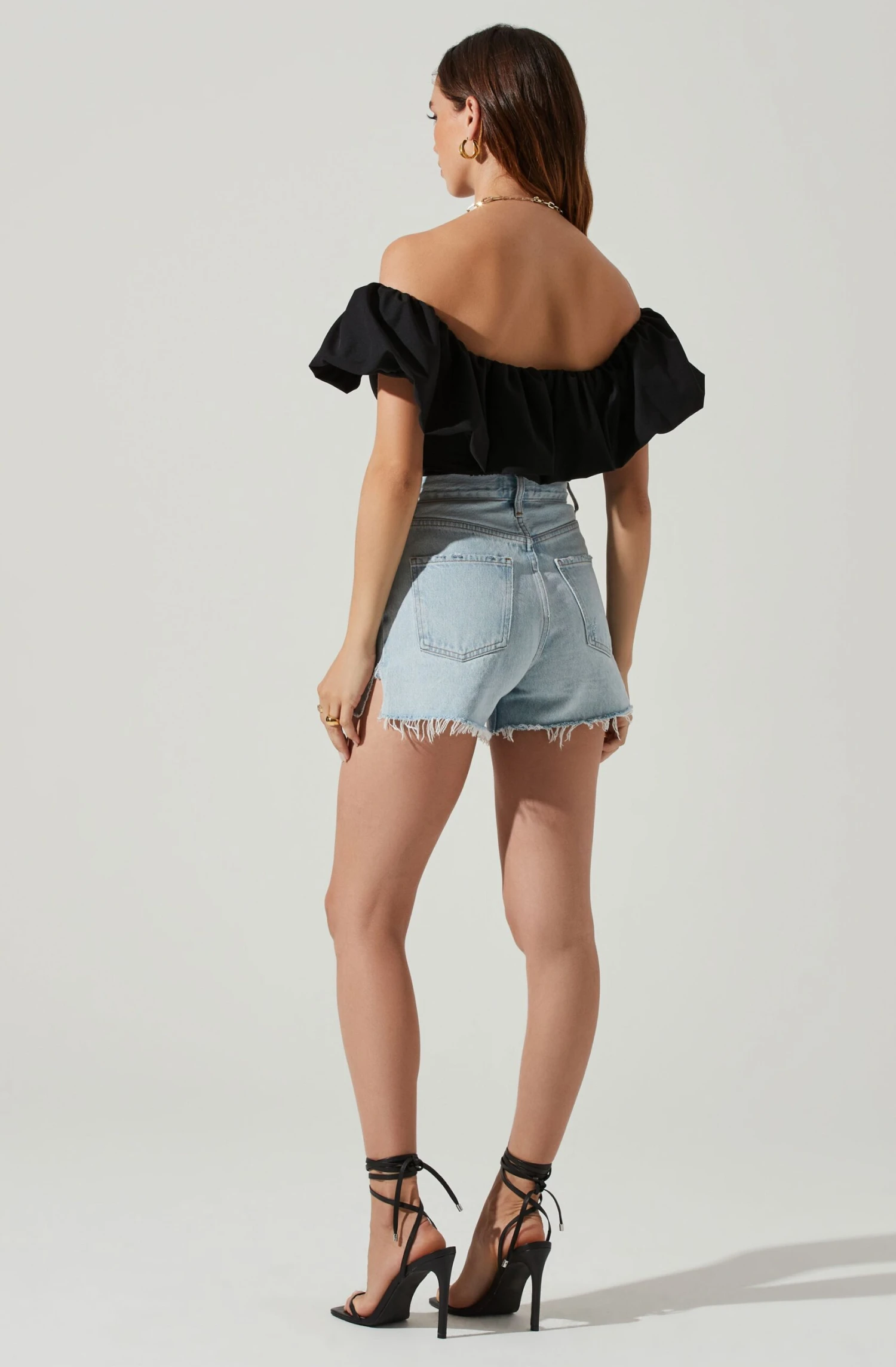 Claribelle Ruffle Hem Off Shoulder Top 3 Claribelle Ruffle Hem Off Shoulder Top - Image 3