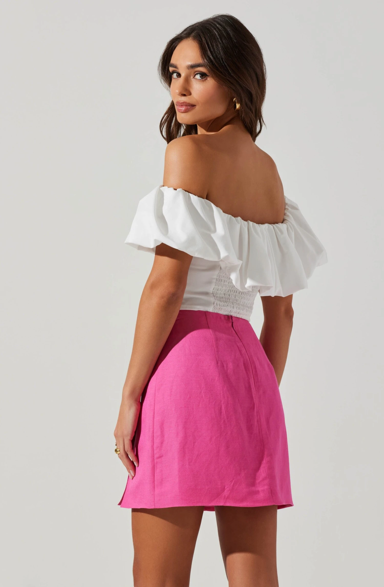 Claribelle Ruffle Hem Off Shoulder Top 9 Claribelle Ruffle Hem Off Shoulder Top - Image 9