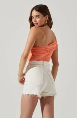 Juni One Shoulder Bodysuit -Dresses Sales Store ACT17766 MELON 5 1db921a2 5109 44b5 82a2 6614f8c95135