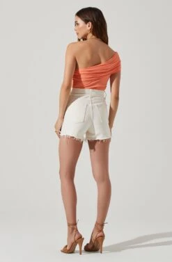 Juni One Shoulder Bodysuit -Dresses Sales Store ACT17766 MELON 6 5f76eb3b b333 4dcd b343 b59e718000ca