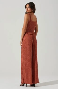 Janesa Sleeveless Top -Dresses Sales Store ACT17817 RUST 5