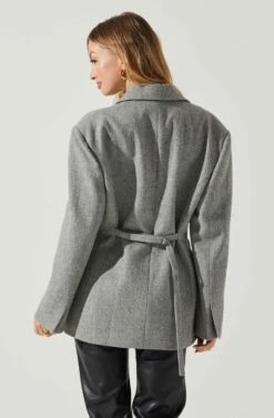 Galilea Oversized Blazer -Dresses Sales Store ACT17892 GRAY 5