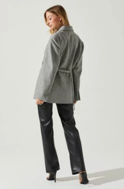 Galilea Oversized Blazer -Dresses Sales Store ACT17892 GRAY 6