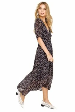 Button Down Midi Dress -Dresses Sales Store ADR100087 NAVY RUST MULTI FLORAL 3 a8c33363 9147 412d aa71 ca21424b88b9
