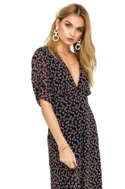 Button Down Midi Dress -Dresses Sales Store ADR100087 NAVY RUST MULTI FLORAL 5 a0e3c0ef d9f8 47c1 b5c7 1d20c0944e43