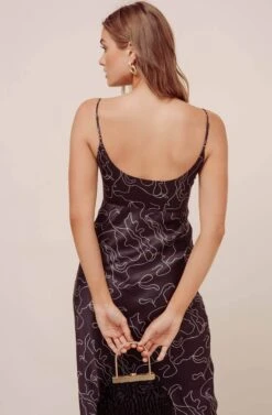 Joan Dress -Dresses Sales Store ADR100252 BLACK SKETCH PRINT 6