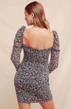 Sweetheart Ruched Mini -Dresses Sales Store ADR100451 BLACK WHITE MULTI 4 749ab9e7 280a 4bfd 9216 6307efca8158