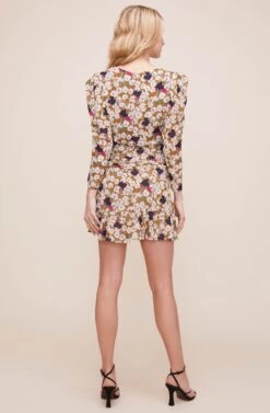 3/4 Sleeve Cinch Waist Floral Dress -Dresses Sales Store ADR100577 OLIVE FLORAL 5 a122ed8e 6705 4e5f 9b9c 8d3ee3d283b7