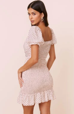 Smocked Mini Dress -Dresses Sales Store ADR100619 BLUSHDOT 5