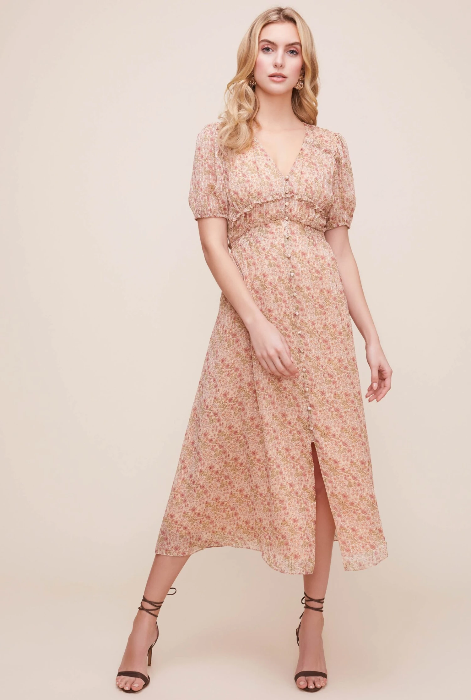 Love Story Floral Midi Dress 1 Love Story Floral Midi Dress