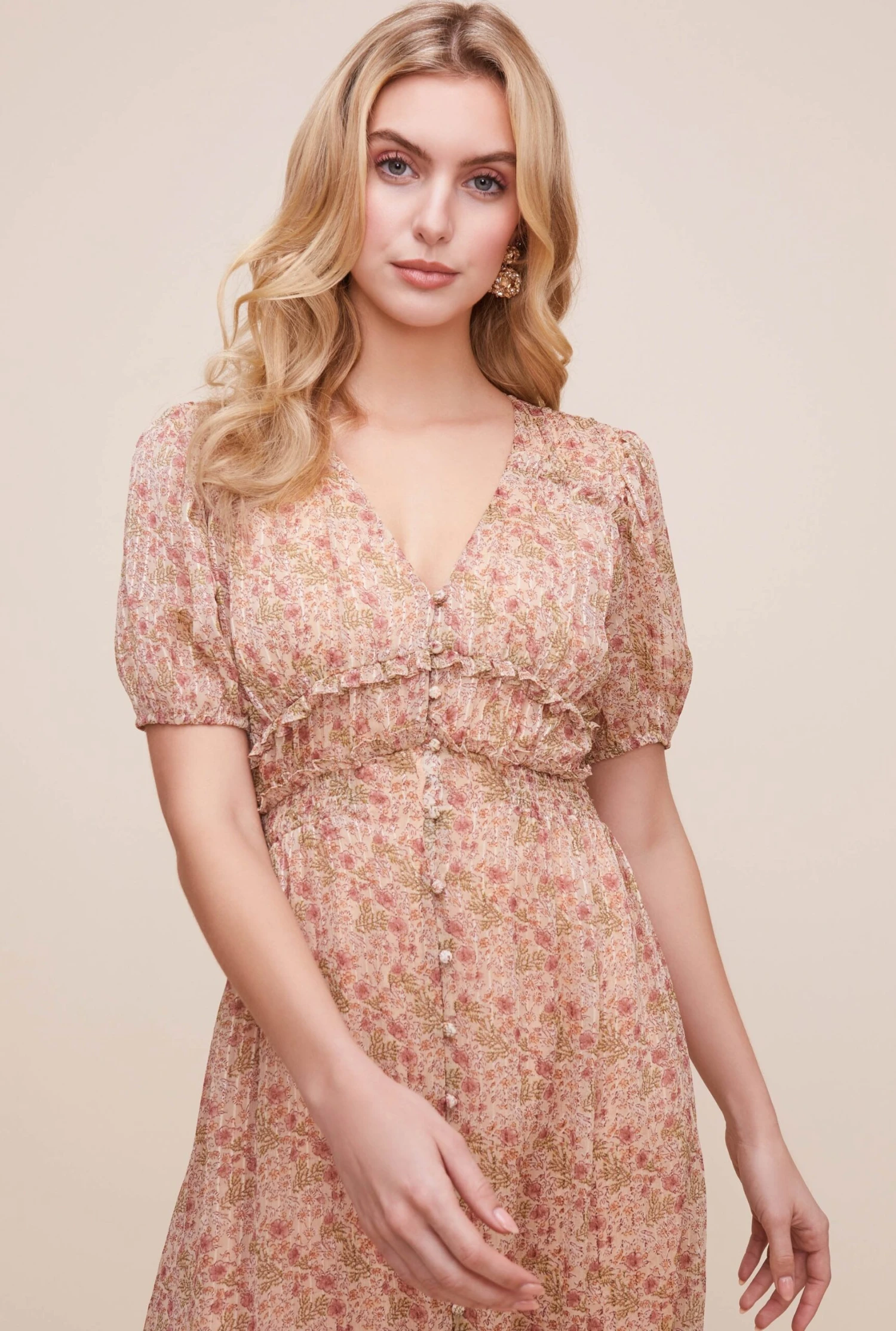 Love Story Floral Midi Dress 3 Love Story Floral Midi Dress - Image 3