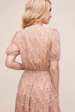 Love Story Floral Midi Dress 10 Love Story Floral Midi Dress -Dresses Sales Store ADR100633 CREAM MARSALA FLORAL 6