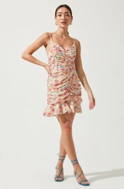 Ruched Cami Mini Dress