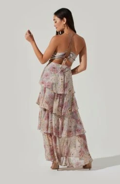 Rosana Floral Tiered Ruffle Maxi Dress -Dresses Sales Store ADR100691 BLUENATURALFLORAL 6 04283ace c028 4c48 baef e75753e09da8