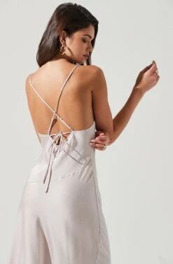 Cowl Slip Maxi Dress -Dresses Sales Store ADR100893 BLUSH 2309