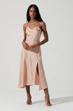 Cowl Slip Maxi Dress