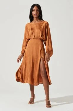 Marin Dolman Sleeve Midi Dress -Dresses Sales Store ADR100916 AMBER 1806 a417edbf f6bb 4240 9980 b1c7c8b25267