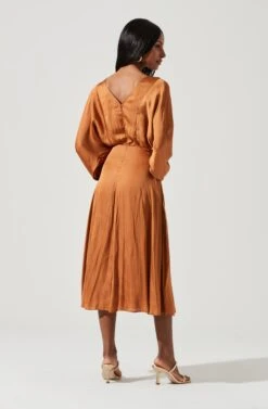 Marin Dolman Sleeve Midi Dress -Dresses Sales Store ADR100916 AMBER 1815
