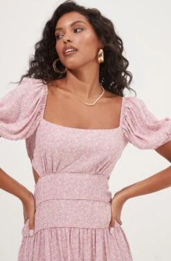 Montana Cutout Midi Dress -Dresses Sales Store ADR100940 MAUVEMULTIDITSY 3