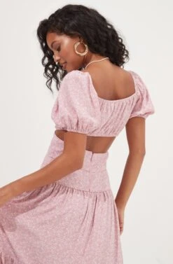 Montana Cutout Midi Dress -Dresses Sales Store ADR100940 MAUVEMULTIDITSY 6