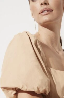 Poplin Tiered Maxi -Dresses Sales Store ADR100949 CAMEL 910