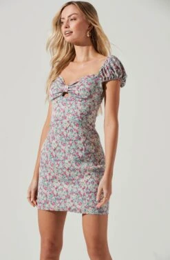 Faux Bust Mini Dress -Dresses Sales Store ADR101268 TEALFUCSHIADITSY 1268