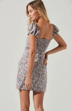 Faux Bust Mini Dress -Dresses Sales Store ADR101268 TEALFUCSHIADITSY 1279