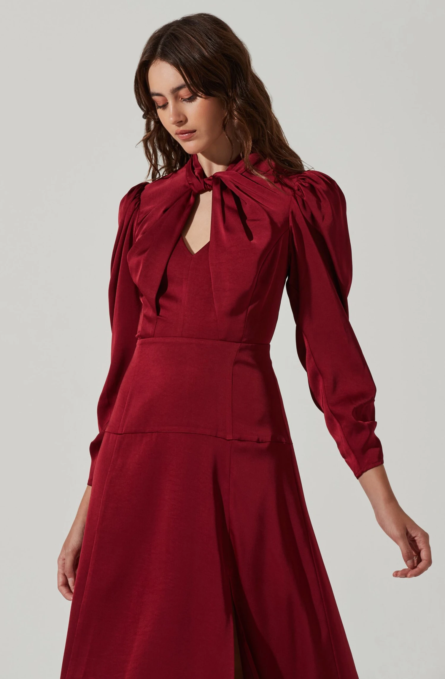 Twist Mock Neck Midi Dress 16 Twist Mock Neck Midi Dress - Image 16