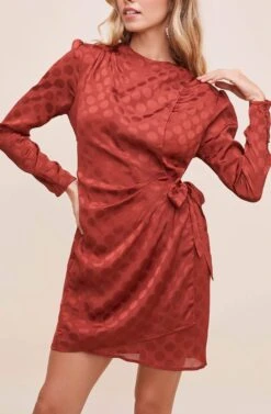 Jolene Polkadot Dress -Dresses Sales Store ADR95354 CINNAMON 6