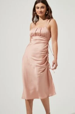 Gretel Ruched Midi Dress