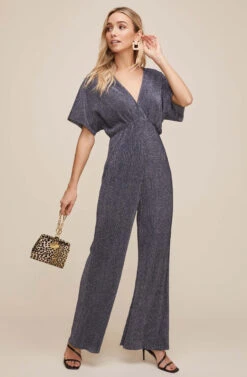 Metallic Dolman Jumpsuit -Dresses Sales Store AP7107 TEAL METALLIC 1 e1abde82 f368 4677 93b2 7f87bde06dc8