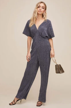 Metallic Dolman Jumpsuit -Dresses Sales Store AP7107 TEAL METALLIC 2 a7faa879 0655 45d4 86be 6179cc668d3d