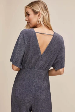 Metallic Dolman Jumpsuit -Dresses Sales Store AP7107 TEAL METALLIC 5 ce43d130 82d2 4082 8633 2f05e649f371