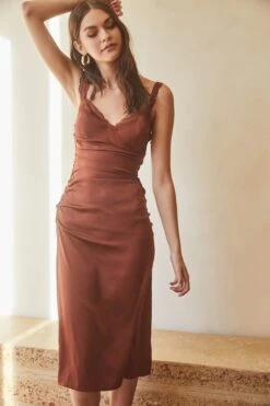 Alva Lace-Trimmed Bustier Midi Dress 15 Alva Lace-Trimmed Bustier Midi Dress -Dresses Sales Store ASTR FALL21 PT2 33830 edited