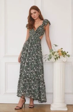 Primrose Floral Strappy Back Maxi Dress -Dresses Sales Store ASTR FALL23 ASSETS 1844