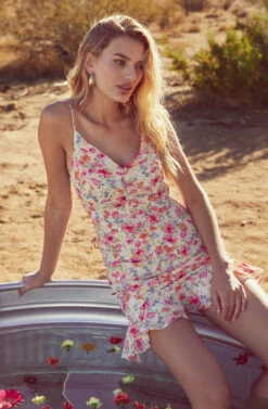 Ruched Cami Mini Dress -Dresses Sales Store ASTR SUM21 PT2 3660 edited