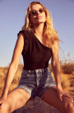 Sweet Summer One Shoulder Bodysuit -Dresses Sales Store ASTR SUM21 PT2 4435 edited