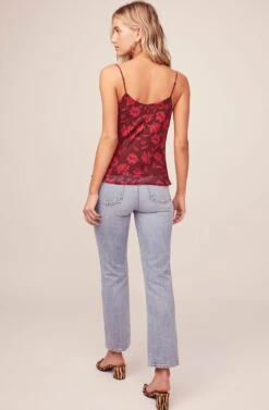 Cowl Drape Floral Cami -Dresses Sales Store AT15687 RED MULTI FLORAL 3AAA 7733c31c 96b9 4aa4 94bc 4c63e142b92e